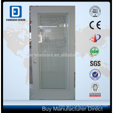 Steel door glass,glass door with built-in blind